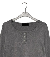 Lei Button Roll-up Long Sleeve Tee