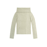 RIBBED OFF-SHOULDER KNIT(ASH IVORY)
