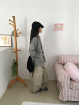 Plaid shirt jacket