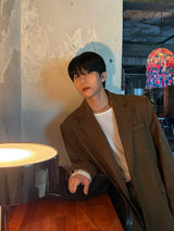 Lip u-neck long sleeve tee