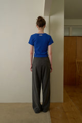 Label basic t-shirt_blue