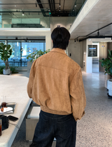 ライガー ツーウェイ スエード ブルゾン ジャケット
