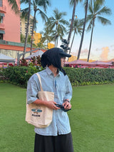 ASCLO Summer Denim Roll Up Shirt (2color)