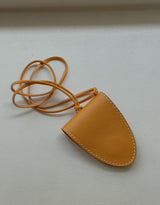 [Real Leather] Stitch Clip Sunglasses Holder