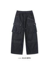 Zipper banding cargo pants