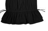 Blon Shirring Mini Blouse One Piece