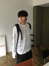Clone Lettering Oversized Long Sleeve