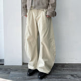 Geometric Panel Rivet Curved pants