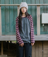 ストライプド スター ラグラン LS Tシャツ(CV2GFFT561A)