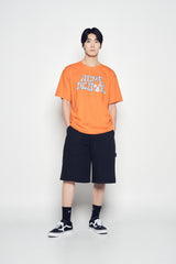 25SS バッドバニーロゴショートスリーブTシャツ オレンジ