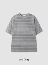 No.1314 マルチストライプハーフTシャツ (3color)