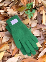  Let It Snow Label Gloves (Green)