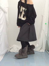 ナンバリングルーズスウェットシャツ