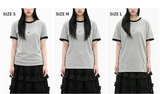 Essential Standard Short Sleeve Ringer T-shirt 3GEAR Black