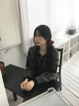 ミャウノルディックニットジップアップ