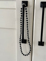 [925silver] Silver&onyx necklace