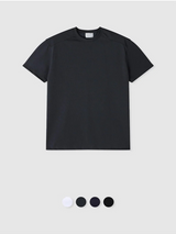 [4SEASON] ショルダーラインセミマッスルフィットTシャツ(4color)