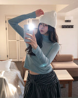[U-BASIC/wool 30%] メイトテンセルポーラ長袖