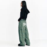 Stars Camouflage Cotton Pants Khaki