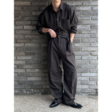[SET UP可能] ベーシックコットンポケットシャツ(6color)