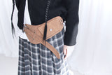 Pocket Suede Wide Leather Belt (2colors)