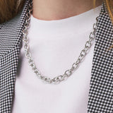 Men's Necklace Stainless Steel_CLEF LOOP CHAIN NEC