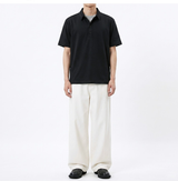 Cool Fit UV-Cut Collar T-shirt Black