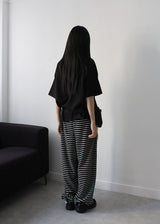 TERRY STRIPE PANTS