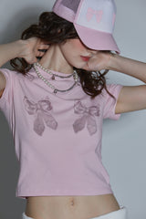 キュービックリボンTシャツ