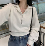 [BELLIDE MADE] Almonds, color cropped sweat