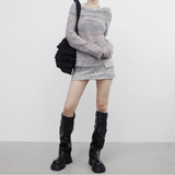Lucia see-through knitwear
