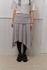 Chenille cutout midi skirt (2color)