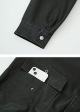 #LV Vintage Black Leather Jacket 