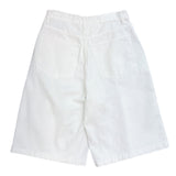 シティクラシックピンタックバミューダパンツ(White)