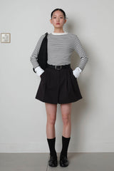 Cotton Twill Shorts_Black