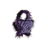 ハンドメイド クロシェ スター イヤーマフ フラッフィー