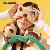 Cute striped double-sided neck pillow