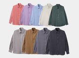 Glass Pigment Basic Cotton Shirt 