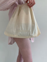 CROSS STITCH BAG  ECRU MEDIEM