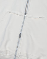 CUTTING CROP HOODIE ZIPUP_CREAM