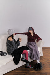 Rivet Pigment Skirt (2color)