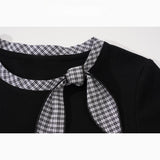 Check Ribbon Accent Tee 232427729