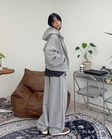 カモアダートクロップフーディー