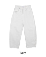 TR2511 Cotton Curved Wide Pants (3 colors)