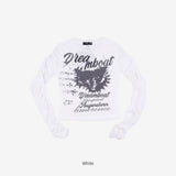 Cassé シャーリングレタリング Tシャツ