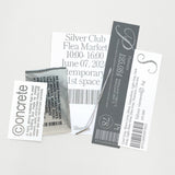 oab トーンパック silver / スクラップステッカーセット