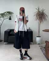 フェンノンフェイドバミューダデニムパンツ