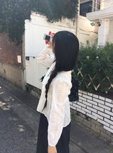 コス サイドピンタック ローデニム ワイド パンツ