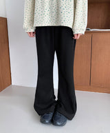 26SS★ [BAONHAUS] Kathleen Banding Semi-Bootcut Pants