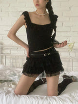 Angel frill lace pants (skirt)